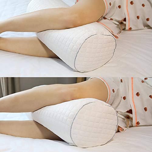 Back Side Sleepers Must-Have Roll Pillow with Cooling Coverage - Relief Your Lower Back Pain withAdjustable Support