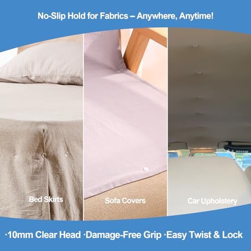 50-Piece Bed Skirt Pins for Sofa Covers Car Insulations