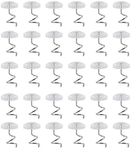 Quick Release Twist Pins for Upholstery Bed Skirts Headliners 30 Pack