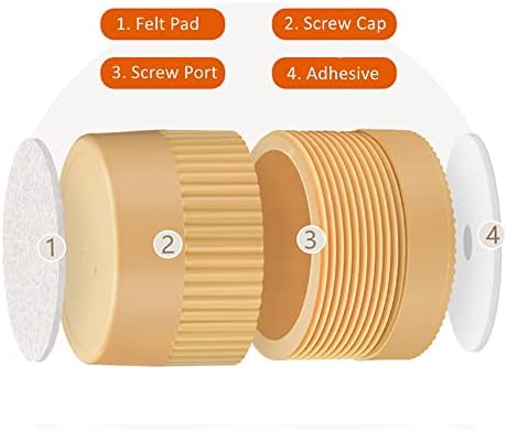 Adjustable Round Furniture Risers for Bed Sofa and more