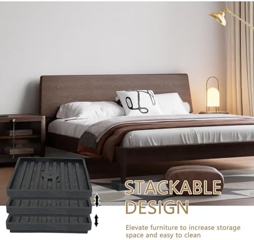 Durable Bed Risers for Stackable Beds
