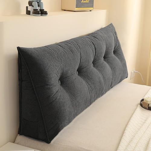 Ergonomic Triangular Headboard Pillow