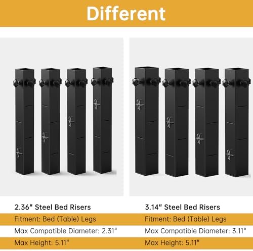 Vibrant College Dorm Bed Risers