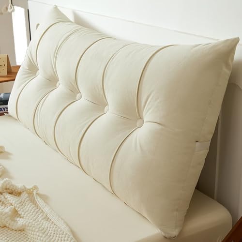 TESICA Headboard Pillow - Rectangle Bedding for Reading Relaxation