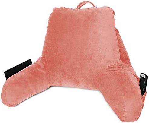 Clara Clark Reading Pillow for Kids Teens Misty Rose