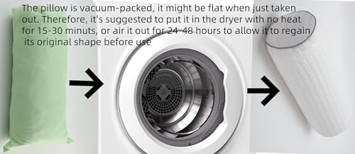 Back Side Sleepers Must-Have Roll Pillow with Cooling Coverage - Relief Your Lower Back Pain withAdjustable Support