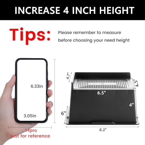 4-Inch Heavy Duty Bed Risers Oversized Furniture Lifts for couches sofas and beds