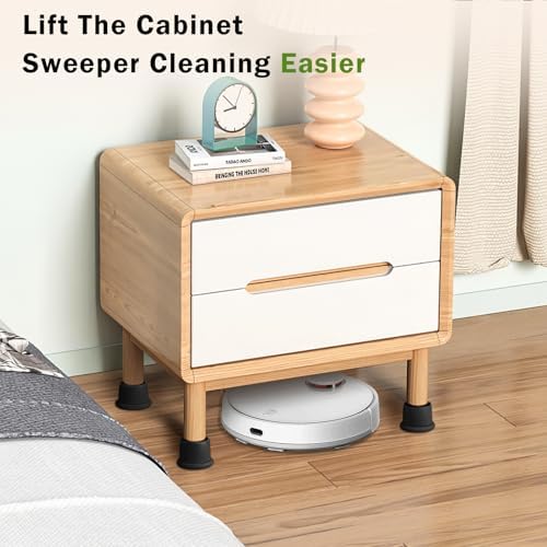 Adjustable Bed Risers - Professional Dual System Bed Stoppers for Home Office Use