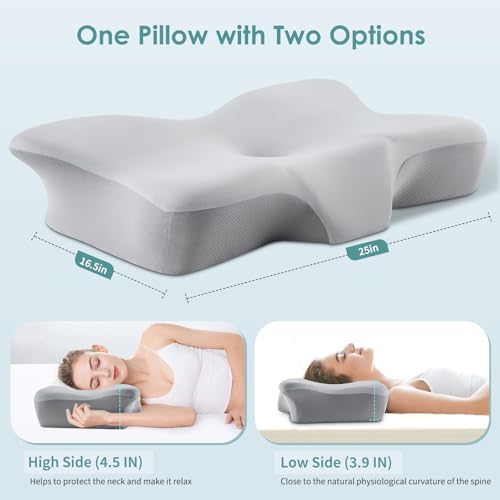Ergonomic Memory Foam Neck Pillow
