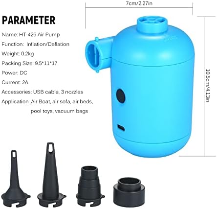 Mini Electric Air Pump for inflatable Mattresses Boats and Sofa