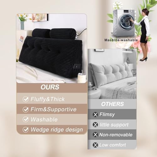 Enhance Reading Comfort with Ergonomic Headboard Pillow