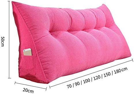 Relax in Style TriangularShape Comfort Pillow for Reading relaxation on Twin Bed