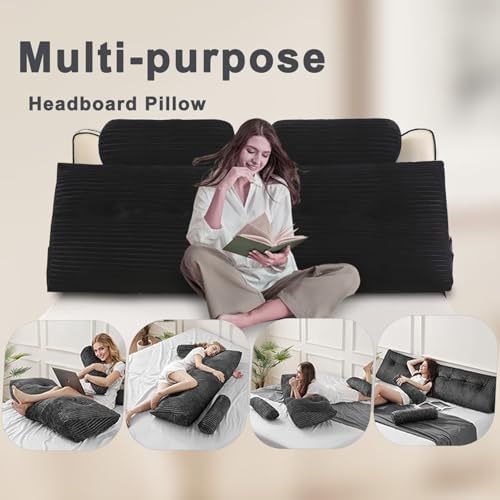 Enhance Reading Comfort with Ergonomic Headboard Pillow