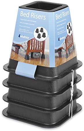 Whitmor Bed Risers Stackable Bed Storage Solution