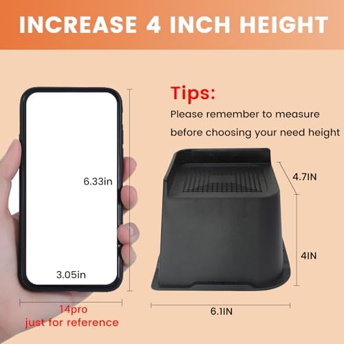 Sturdy L-Shaped Bed Riser for Sofa Desk