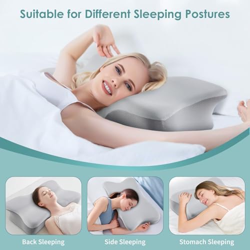 Ergonomic Memory Foam Neck Pillow