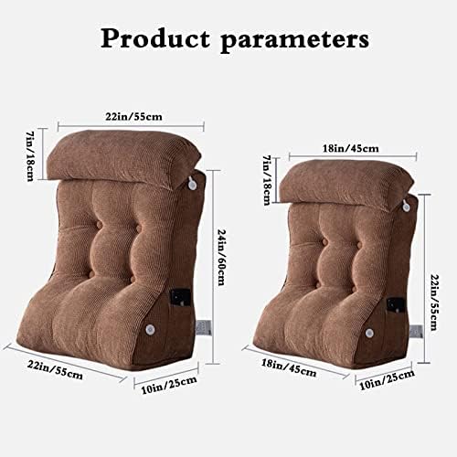 Adjustable Ergonomic Reading Pillow with Removable Cover