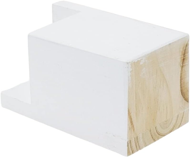 Stunning Solid Wood Bed risers Set of 4 Square Footers for Home Kitchen Use