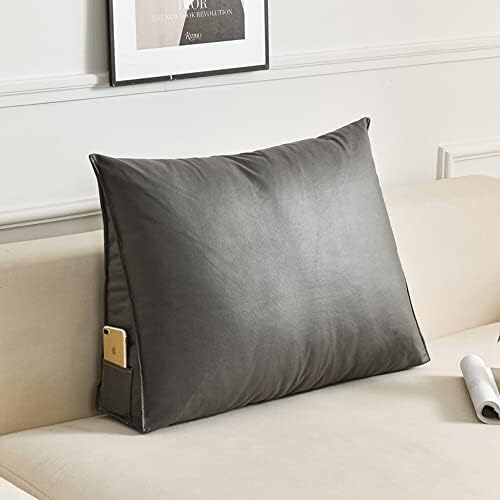 Light Luxury Triangular Wedge Pillow Headboard Reading Cushion
