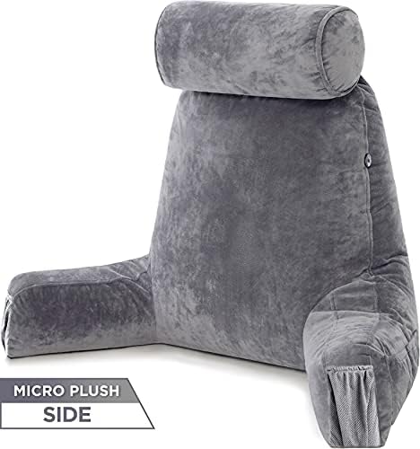 Adjustable Memory Foam Husband Pillow with Detachable Neck Roll