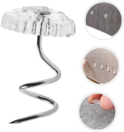 STOBOK Quilt Retainer Pins 100pcs for Upholstery and Bed Skirts