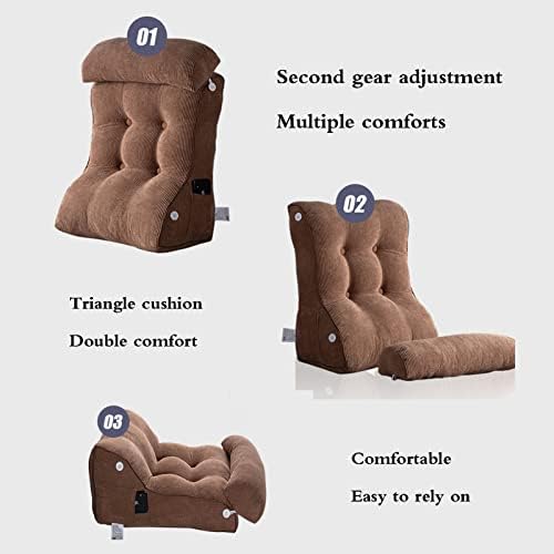 Adjustable Ergonomic Reading Pillow with Removable Cover