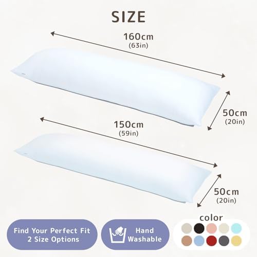 Comodo Body Pillow Cover Soft Luxurious Washable Perfect for Anime Maternity Every Day Use