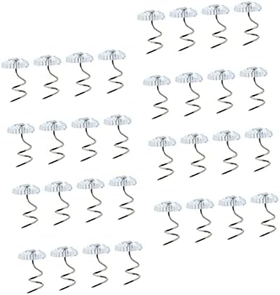 ABOOFAN 60Pcs Spiral Push Pins for Bed and Sofa Covers