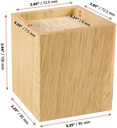 SINJEUN Furniture Risers Solid Wood Riser System for Beds Tables More