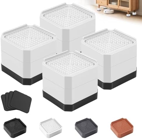 Adjustable Bed Risers for 15-3 in 43 in Beds Tables Sofas