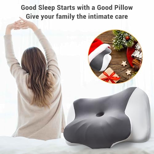 Puredown Cervical Neck Pillow for Pain Relief