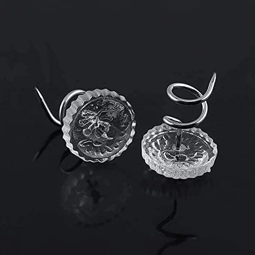 3050Pcs Clear Headed Twist Pins for Upholstery Bedskirts