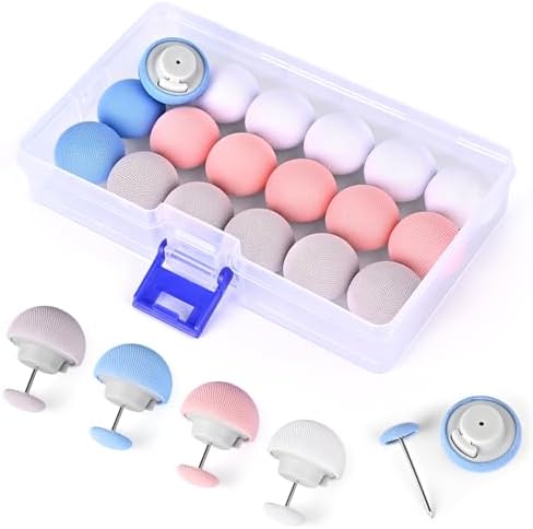 20-Piece Duvet Cover Clips Fastener with 1-Button Lock Durable Easy to Install for Curtains Quilts More