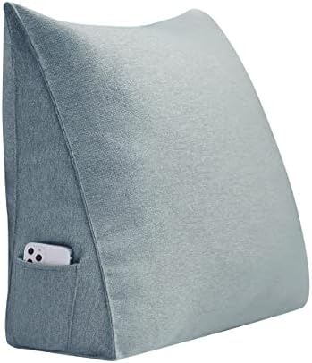 Gray Ergonomic Lumbar Support Pillow for Bed Rest Reading or Side Lying Premium 24x8x20 Your Best Choice