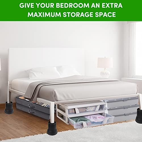 DEDU Bed Risers 6 Inch Heavy Duty Set of 9