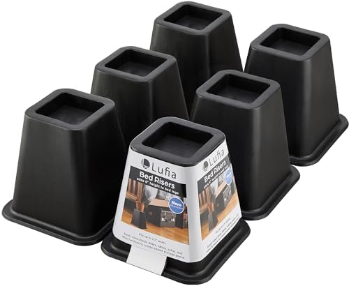 6-Inch Heavy-Duty Bed Risers