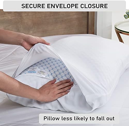Coldest Pillow Cases Set of 2 - Breathable and Cool