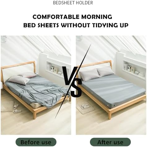 8 Pack Duvet Clips for Bed Sheets Secure Fasteners to Keep Sheets Firm Tight