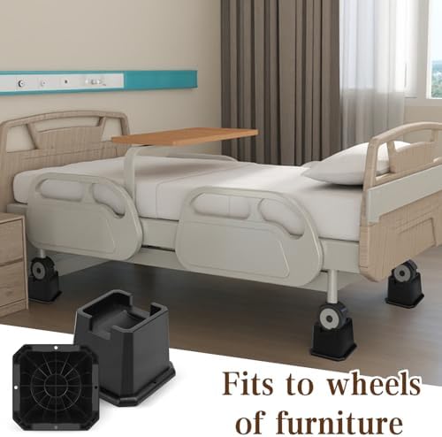 Adjustable Bed Rusher Set of 4