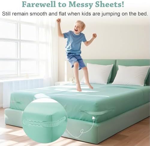 Bed Sheet Holders with Lock Strips for All Mattress Sizes