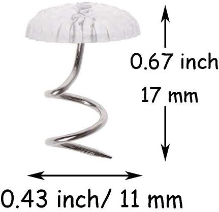 20 Pcs Upholstery Twist Pins for Bedskirts - Easy to Use Durable