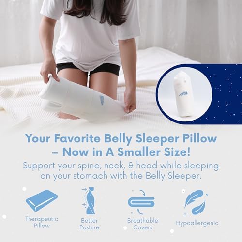 Stomach Sleeper Pillow for Cooling Comfort