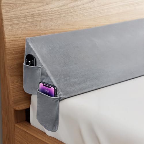 Gap-Closing Bed Pillow for Headboard