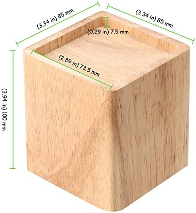 Sturdy Elegant Wood Bed Risers Add Storage Space to Your Bed