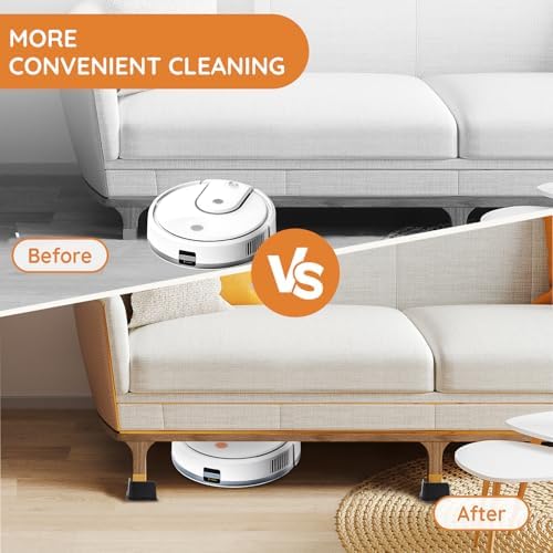 Sturdy Bed Risers Elevate Your Comfort with 6-Pack Support up to 6000 Lbs