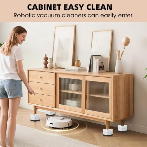 Adjustable Bed Risers for 15-3 in 43 in Beds Tables Sofas