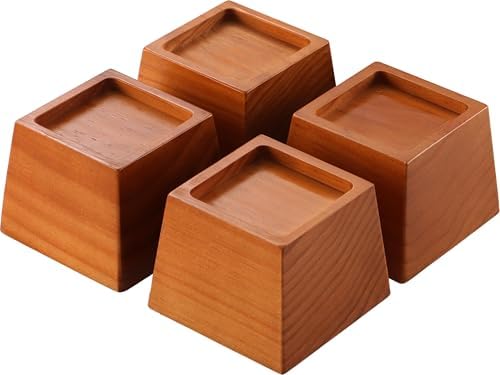Lufia Wood Bed Risers 3-Inch