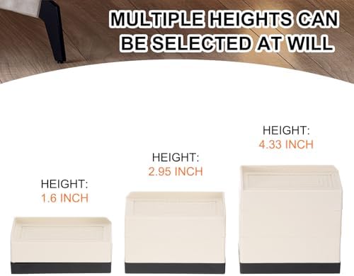 Instantly elevate your bed with our bed risers