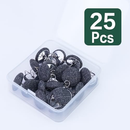 Secure 25 Pcs Bed Skirt Pins for Easy Fixtures with Elegant Look