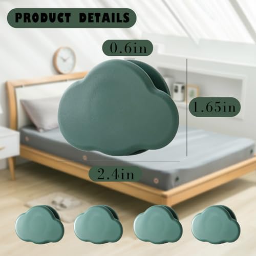 8 Pack Duvet Clips for Bed Sheets Secure Fasteners to Keep Sheets Firm Tight
